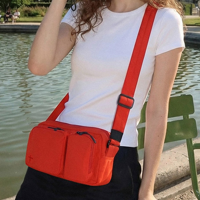 Tripacc TINION RFID 防盜多合一卡夾內建斜背旅行包 T803