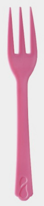 스완 일회용 샐러드 포크 핑크색, 1개, 1개