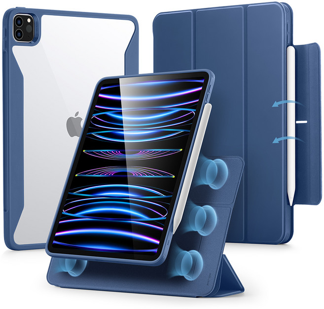 이에스알 커버분리 360 프로 태블릿PC 케이스 EC2, 네이비(EC223), 1개