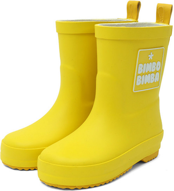 빔보빔바 아동용 레터링 고무 장화