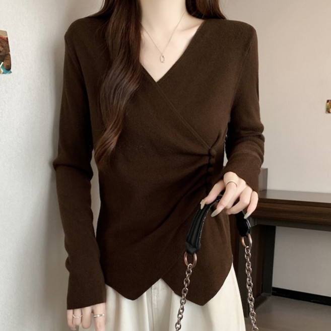 Awesomeful 女款 Samops 裹身大尺碼長袖T恤 A26SPT121610