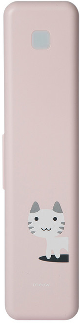 드림메이커 UVC LED 휴대용 칫솔살균기, 핑크고양이, DM-B201A