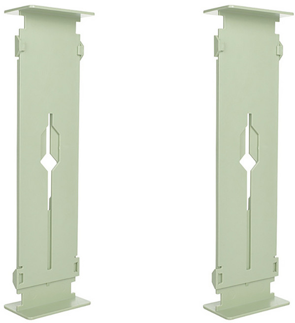 小麥購物 自由伸縮式抽屜隔板收3納分隔板 2件組 L413, 1組, 綠色