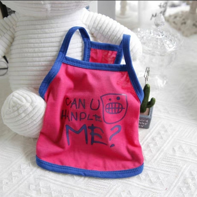 코코스튜디오 반려동물 데일리 봄 코코 핸들미 나시, 핑크, 1개