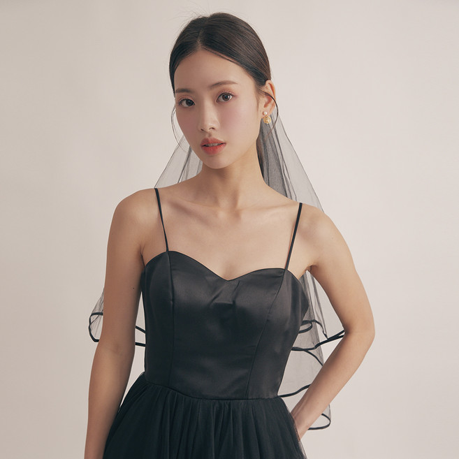 릴리드레스 루이 숏베일 면사포 빗핀있음 LAV11