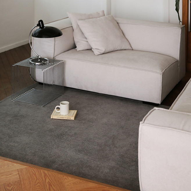 더프리그 데이턴 단모 극세사 사계절 사각 러그