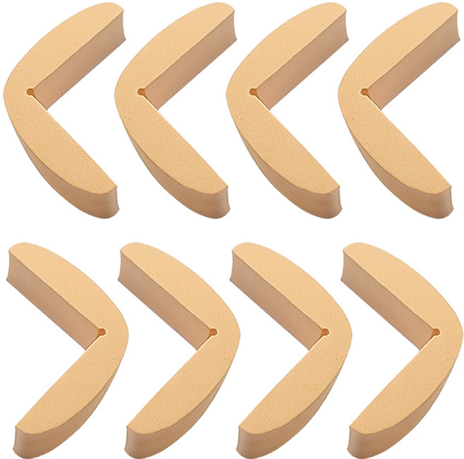 올데이랩 유아용 EVA 모서리 코너가드, 베이지, 8개