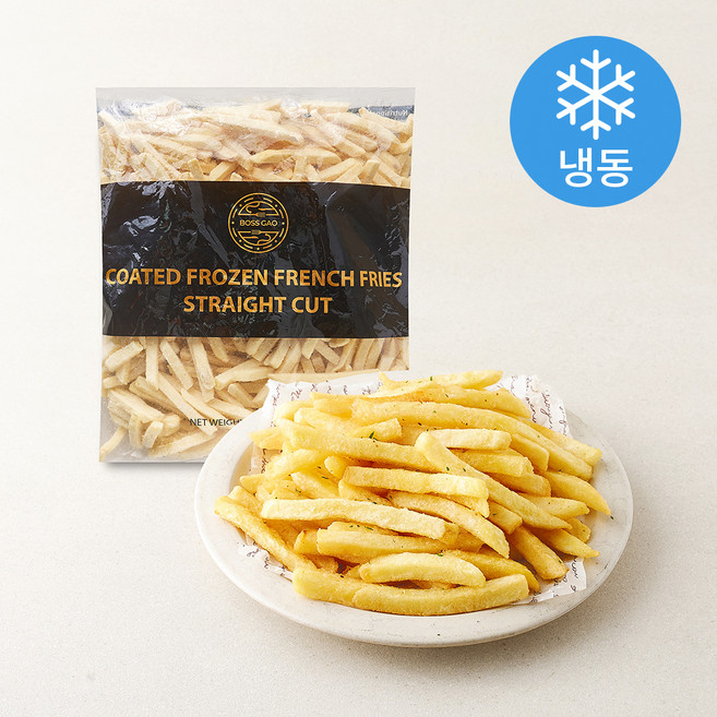준메이 보스가오 코티드 감자튀김 스트레이트컷 (냉동), 2kg, 1개