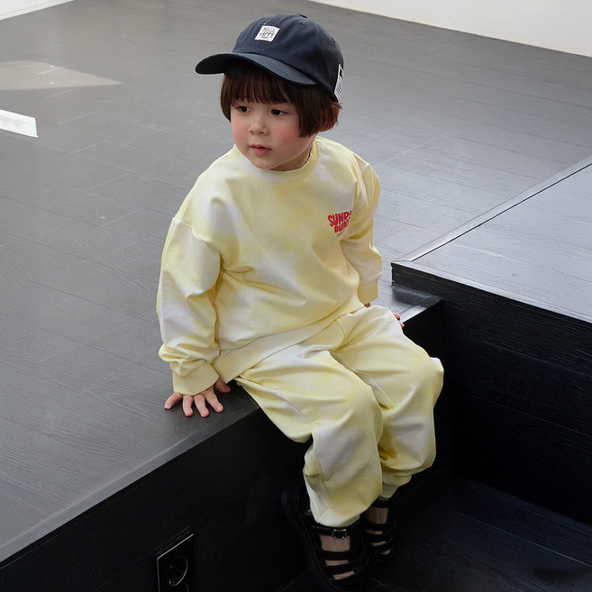 코디아이 아동용 번즈 피그쮸리 9부 상하의 세트