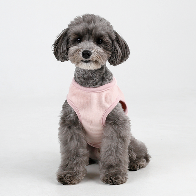 에이미러브즈펫 강아지 허니스윗조끼, 핑크, 1개