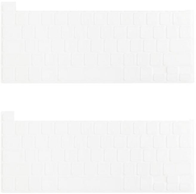 뉴 맥북프로 M1 컬러 키스킨 A2338, 투명, 2개