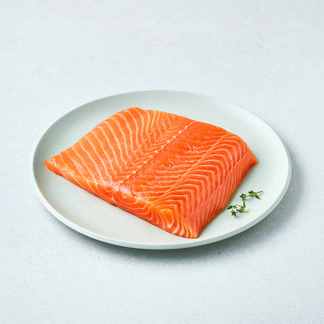 동원산업 소금 숙성 연어 (냉장), 1개, 500g - 숙성회