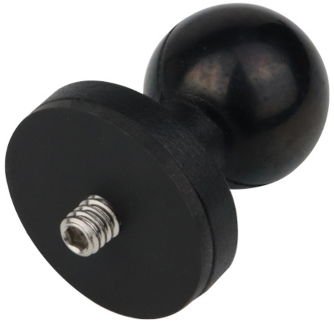 파라그랩 알루미늄 단일 볼 헤드 EPDM 코팅 하이그립 마운트 25.4mm, 1개, PBR