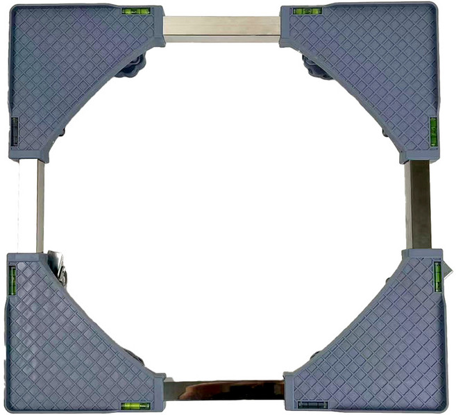 洗衣機托架 四輪八腳款, 灰色, 1層