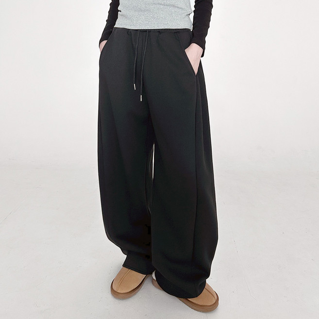 디어로라 여성용 사이드 핀턱 팬츠 LJ_P138