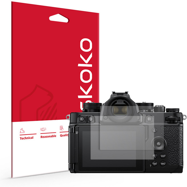 스코코 지문방지 저반사 액정보호필름 2p 세트