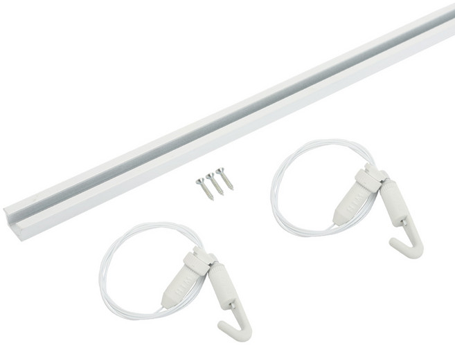 클래식 천정 와이어 액자걸이 세트, 화이트, 1세트