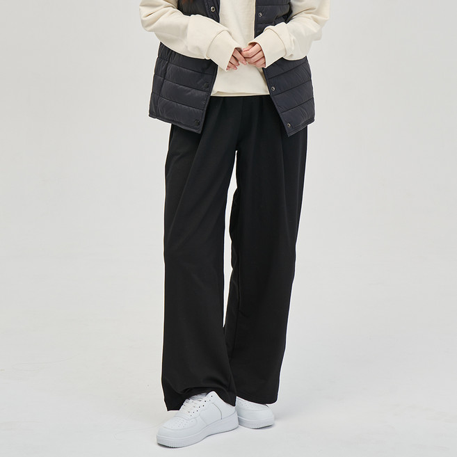 브라운스튜디오 면 트레이닝 와이드 바지 BSTP-01