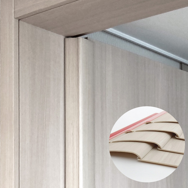 문틈 손끼임방지 접이형 전면보호대 2020mm, 그레이베이지, 1개