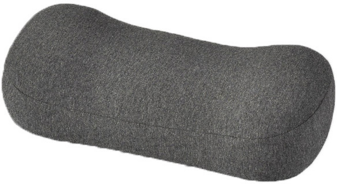 힙앤바디 메모리폼 낮잠 쿠션, 진그레이, 1개