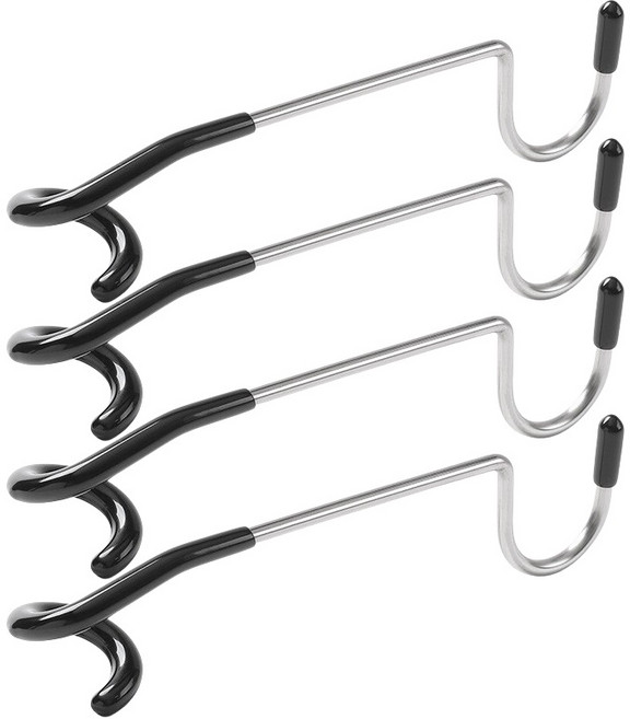 센야 캠핑 랜턴 걸이 다용도 S 미니후크 1, 블랙, 4개, 1단