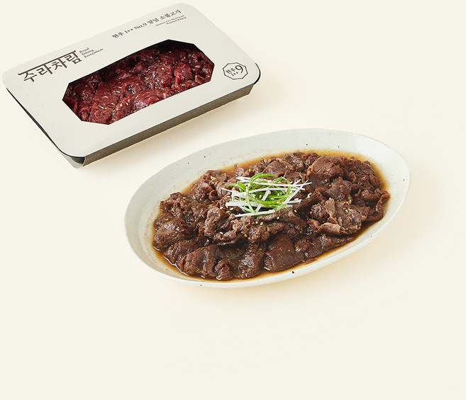 수라차림 한우 1++ No.9 양념 소불고기, 300g, 1개