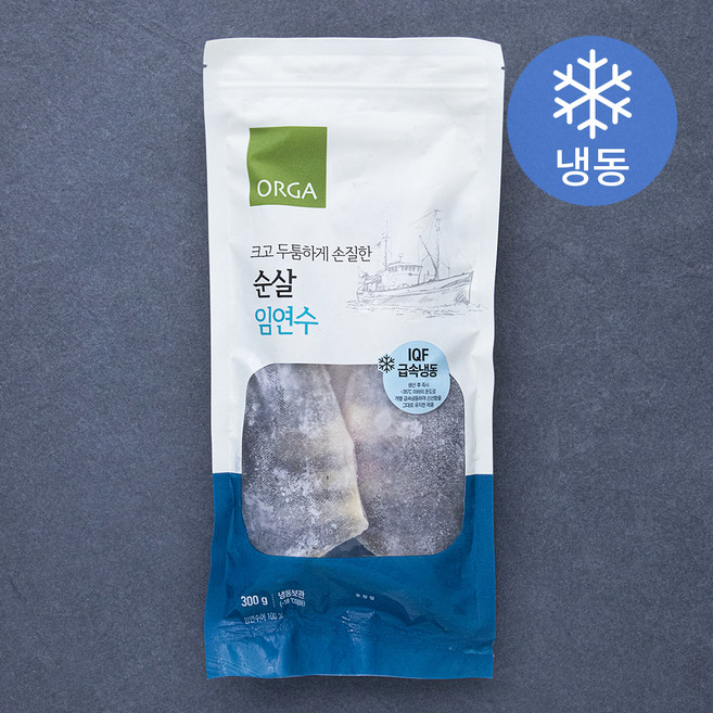 올가홀푸드 크고 두툼하게 손질한 순살 임연수 (냉동), 300g, 1개