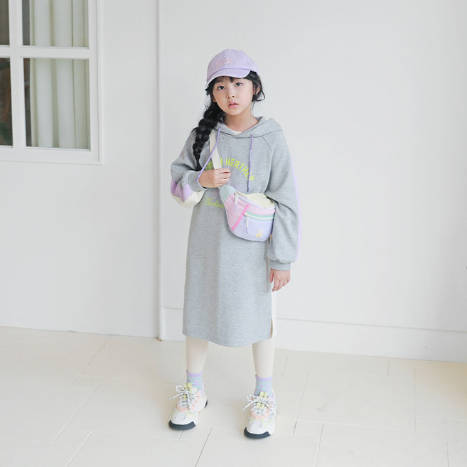 jkids 女童保暖連帽洋裝 J6860