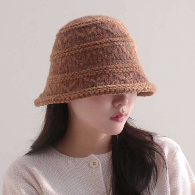 바비수 로스티 울 보카시 니트 보넷