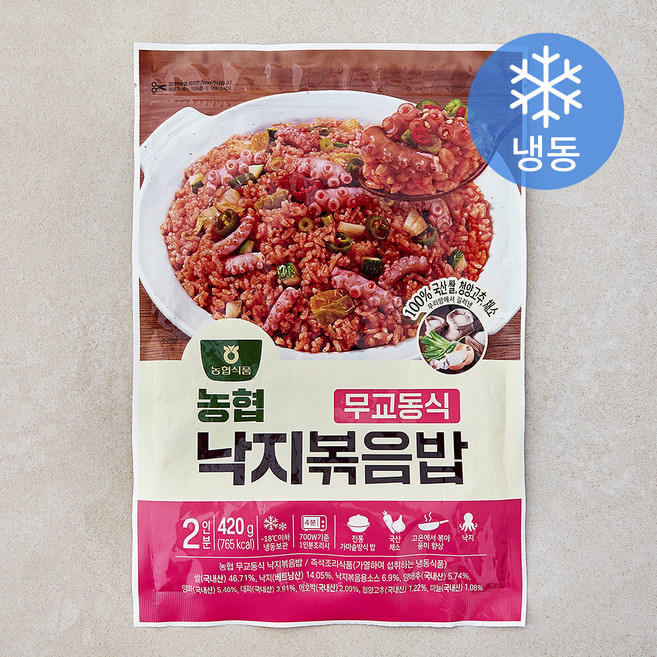 농협식품 무교동식 낙지볶음밥 (냉동), 420g, 1개