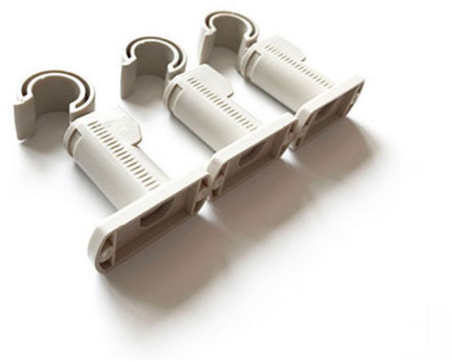 끌래망스 조절 브라켓 25mm, 아이보리, 1세트