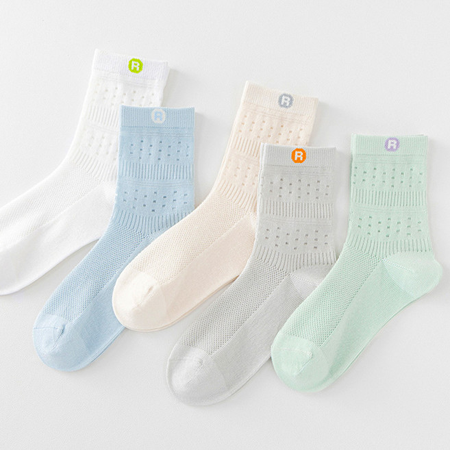 주니핏 쿨 러닝 소프트 R 양말 5켤레 세트 JJ02