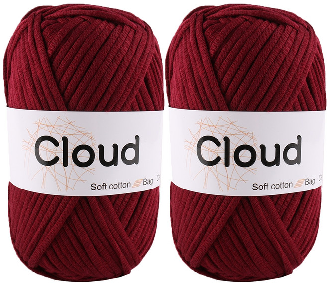 마마니트 클라우드 뜨개실, 13 와인, 2개