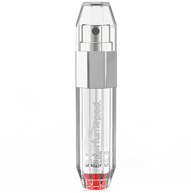 TRAVALO Perfume Pod Crystal 按壓式填充便攜香水瓶 5ml, 銀, 1件