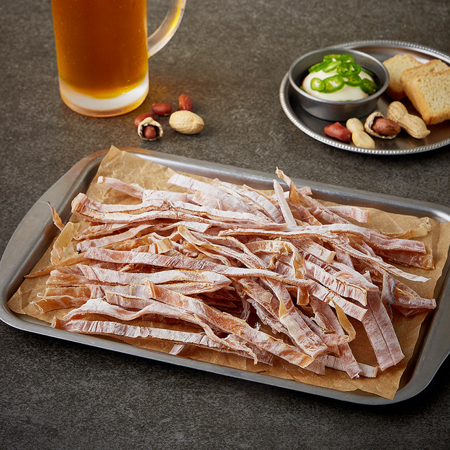 여수 건어물 시장 칼맞은 오징어, 1개, 150g