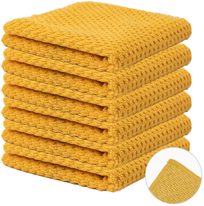 ROI라이프 카페스타일 다용도 키친행주 옐로우 오버로크, 5개