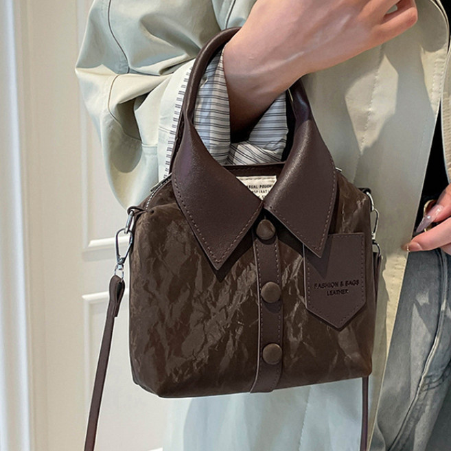 피어니스트 유니크 포인트 셔츠 토트 크로스백