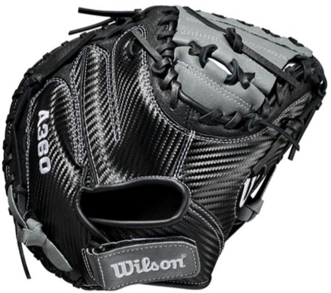 윌슨 A360 포수 미트 우투용 CM315, 블랙 + 그레이, 1개
