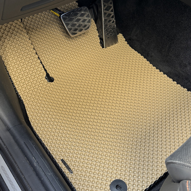 더존 엠보싱 카매트 풀세트 HE-131, 베이지, 현대 더뉴 아이오닉5 FL 2024년 3월~