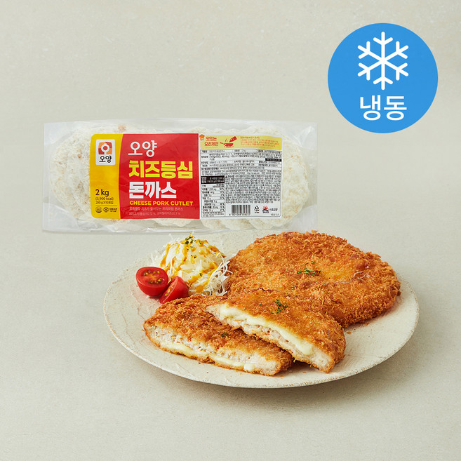 사조오양 치즈 등심 돈까스 (냉동), 2kg, 1개
