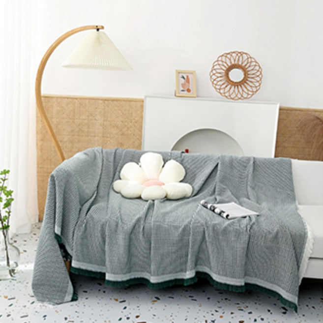 JCP 솔리드 컬러 와플 블랭킷