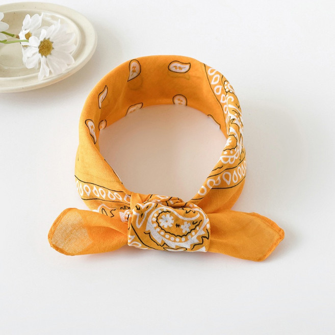 씨티컴퍼니 페이즐리 반다나 스카프 등산 캠핑 손수건 헤어두건