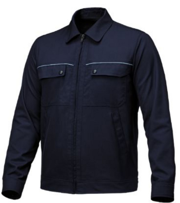 ziben 春秋冬季工作服夾克 ZBJ1303, 海軍藍, 1個