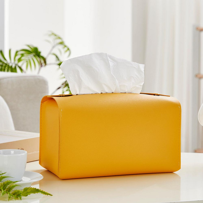 모던하우스 소프트 레더 티슈케이스, 파스텔옐로우