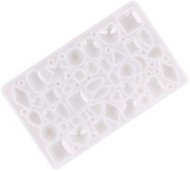 알리다 보석 네일 몰드, 화이트, 1개