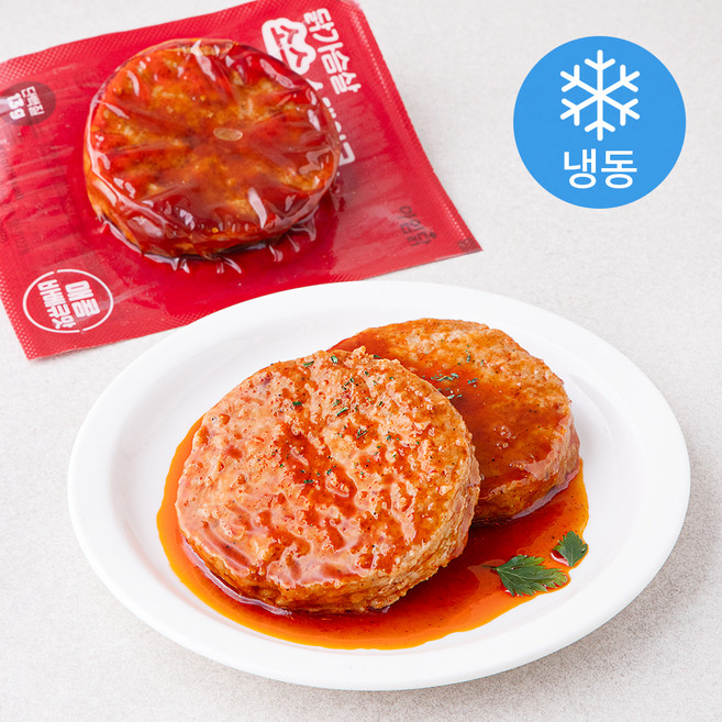 아임닭 닭가슴살 소스 스테이크 매콤바베큐맛 (냉동), 100g, 5개