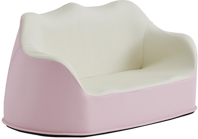 코코리에또 마카롱 2인용 유아소파, 마카롱핑크, 1개