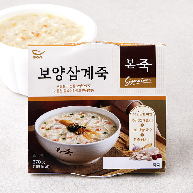 본죽 보양삼계죽 (냉장), 270g, 1개