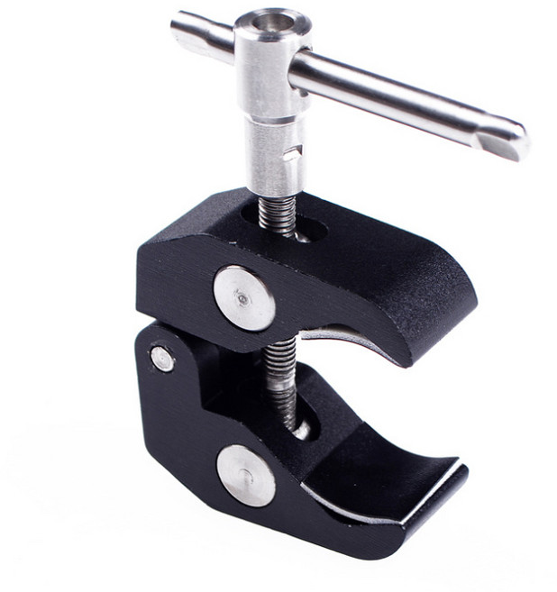 슈퍼 크랩 클램프 봉 거치대 폴대 마운트 매직암 거치대 고프로 8 7 6 5 액션캠 악세사리, 1개