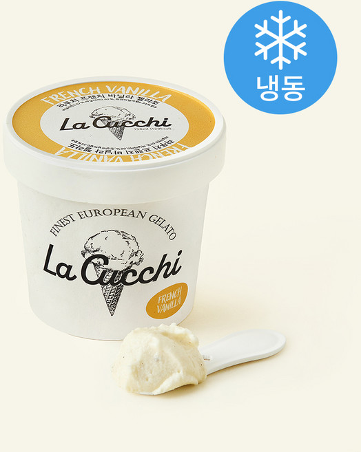 라쿠치 프렌치 바닐라 젤라또 아이스크림 (냉동), 1개, 1개입, 150ml